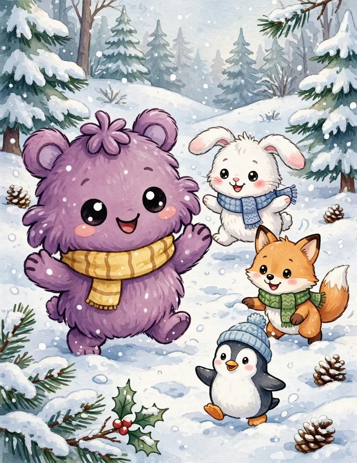Cozy Critters Winter Wonderland cover